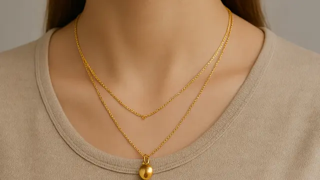 7 Model Kalung Emas yang Nyaman Dipakai Sehari-hari, Tetap Modis Tanpa Ribet