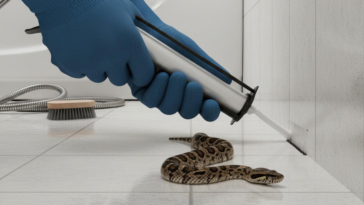 7 Tips Menutup Celah Kamar Mandi agar Tidak Jadi Jalan Masuk Ular, Cegah Sebelum Terlambat