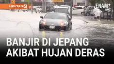 Hujan lebat mengguyur Pulau Kyushu, Jepang selatan, sejak Jumat dini hari (8/8). Akibatnya, terjadi banjir parah di Kirishima dan tanah longsor di Aira, Prefektur Kagoshima.