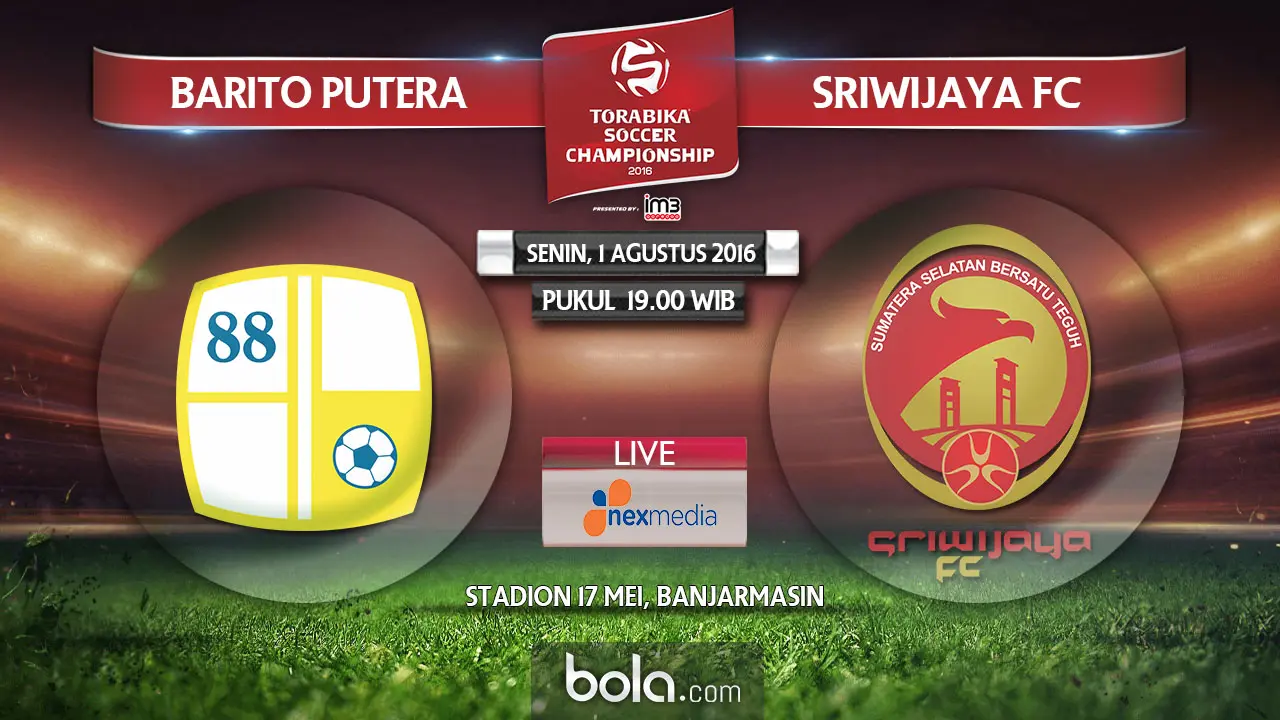 Barito Putera vs Sriwijaya FC