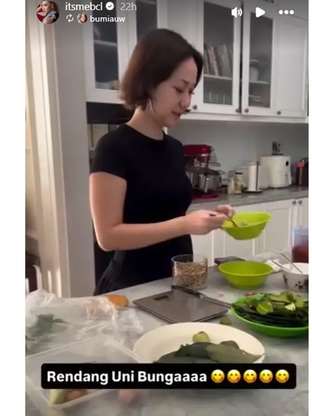 6 Potret BCL Masak Rendang Jelang Lebaran 2026, Tradisi Tahunan Bareng Keluarga