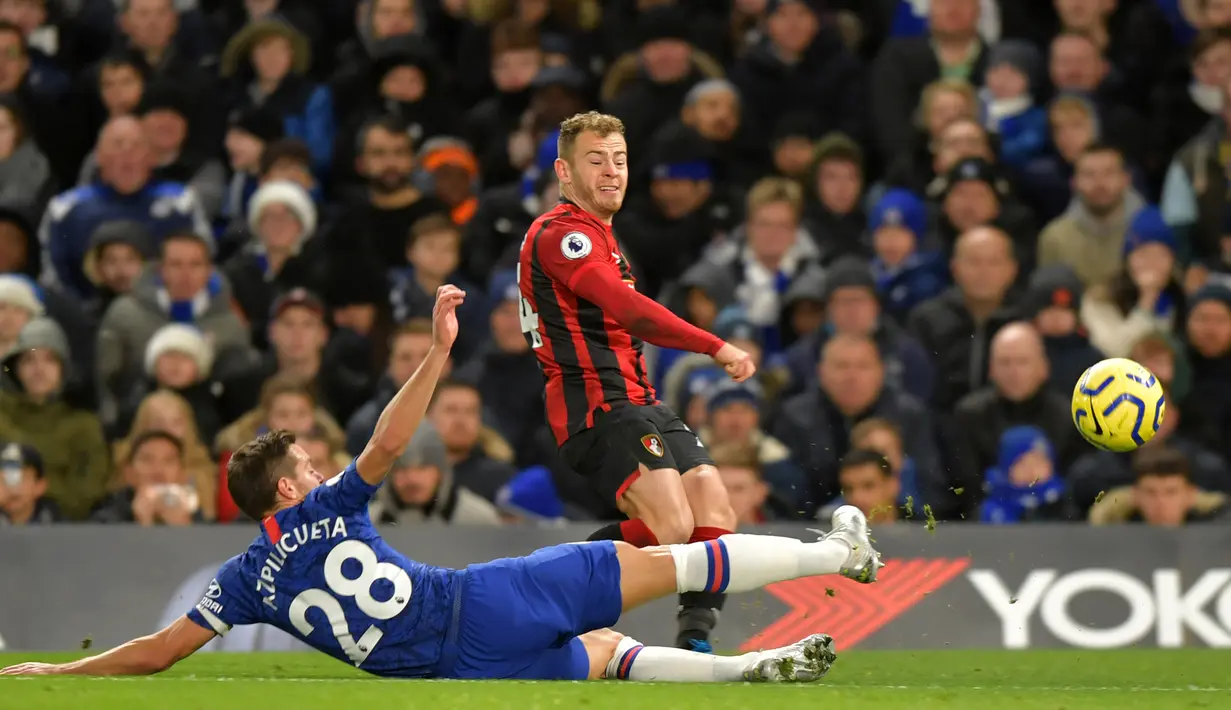4. Ryan Fraser (Bournemouth) - Ryan Fraser tampil cemerlang bersama Bournemouth dalam dua musim terakhir. Performa impresif pemain sayap asal Skotlandia ini terus menjadi sorotan klub-klub Liga Inggris. (AFP/Olly Greenwood)