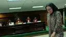 Majelis Hakim yang diketuai Matius Samiadji menjatuhkan hukuman pidana penjara selama 4 tahun kepada Gubernur Banten, Ratu Atut Chosiyah, Jakarta, Senin (1/9/2014) (Liputan6.com/Faisal R Syam)