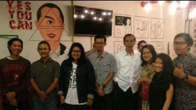 Putra Presiden Joko Widodo, Gibran akhirnya menghapus gambar mata satu yang ada di kafe miliknya.