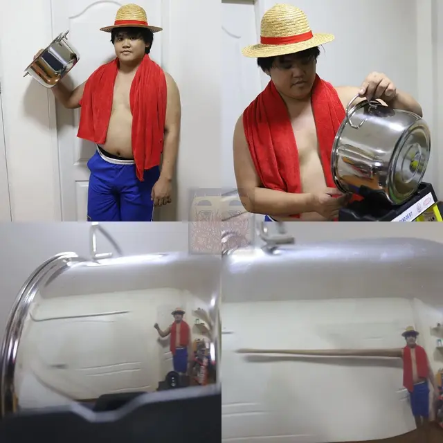 6 Cosplay Low Budget Jadi Luffy One Piece Ini Bikin Ngakak