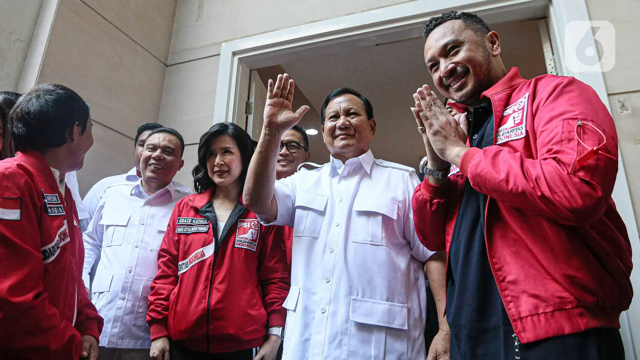 Prabowo Subianto Sambangi Markas PSI