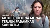 Aktris Sherina Munaf Terjun Padamkan Karhutla