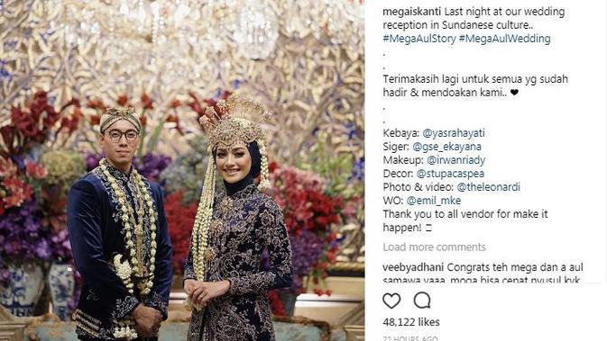 Inspirasi Busana Pengantin Sunda Dengan Siger Untuk Hijabers Fashion Beauty Liputan6 Com