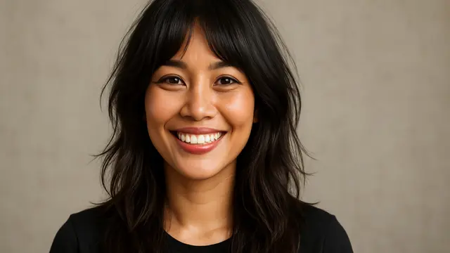 Model Tren Curtain Bangs 2025/Ilustrasi gambar oleh AI