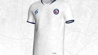 Desain jersey tandang Arema FC untuk Liga 1 2021. (dok. Arema FC)