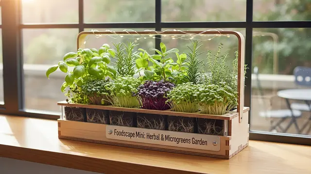 Ide Foodscape Kreatif dengan Microgreens dan Herbal/Gemini AI