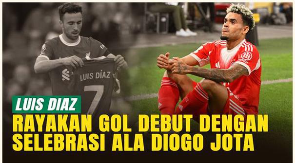 Luis Diaz langsung pecah telur di debutnya bersama Bayern Munchen! Gol perdana ini makin spesial karena ia merayakannya dengan selebrasi unik ala gamer sebagai bentuk penghormatan untuk rekannya, Diogo Jota.