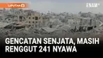 Sedikitnya 241 warga Palestina tewas dan 614 lainnya luka-luka akibat serangan Israel sejak 11 Oktober, menurut otoritas kesehatan Gaza, Sabtu. Dengan penambahan ini, total korban jiwa akibat serangan Israel sejak Oktober 2023 mencapai 69.169 orang.