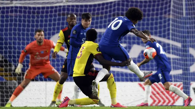 FOTO: Cukur Watford 3-0, Chelsea Kembali Geser MU
