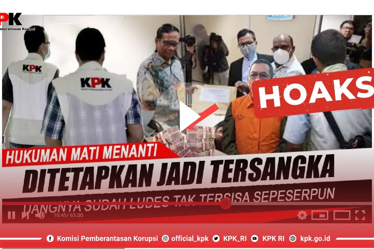 Hoaks KPK tangkap Wali Kota Solo Gibran Rakabuming Raka dan sang adik, Kaesang Pangarep