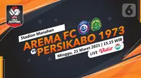 Arema FC vs Persikabo 1973 (Liputan6.com/Abdillah)
