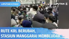 Para penumpang kereta commuter Jabodetabek masih kebingungan dengan adanya peralihan sistem dan perubahan rute kereta commuter. Akhirnya lorong dan peron di Stasiun Manggarai membludak.