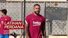 Berita Video, Meliihat Sesi Latihan Perdana Memphis Depay di Barcelona (21/7/2021)