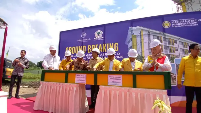 Tepati Janji ke Muhammadiyah, Bahlil Bangun Asrama Madrasah Muallimin di Bantul