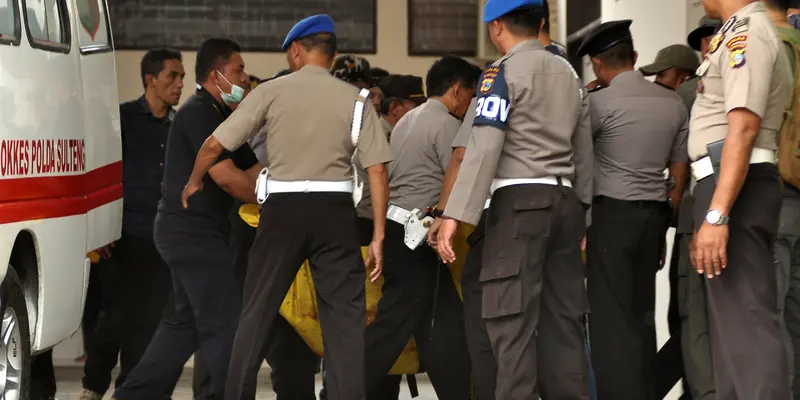 20160719-Penampakan Jenazah Teroris Diduga Santoso di RS Bhayangkara Palu-Sulteng