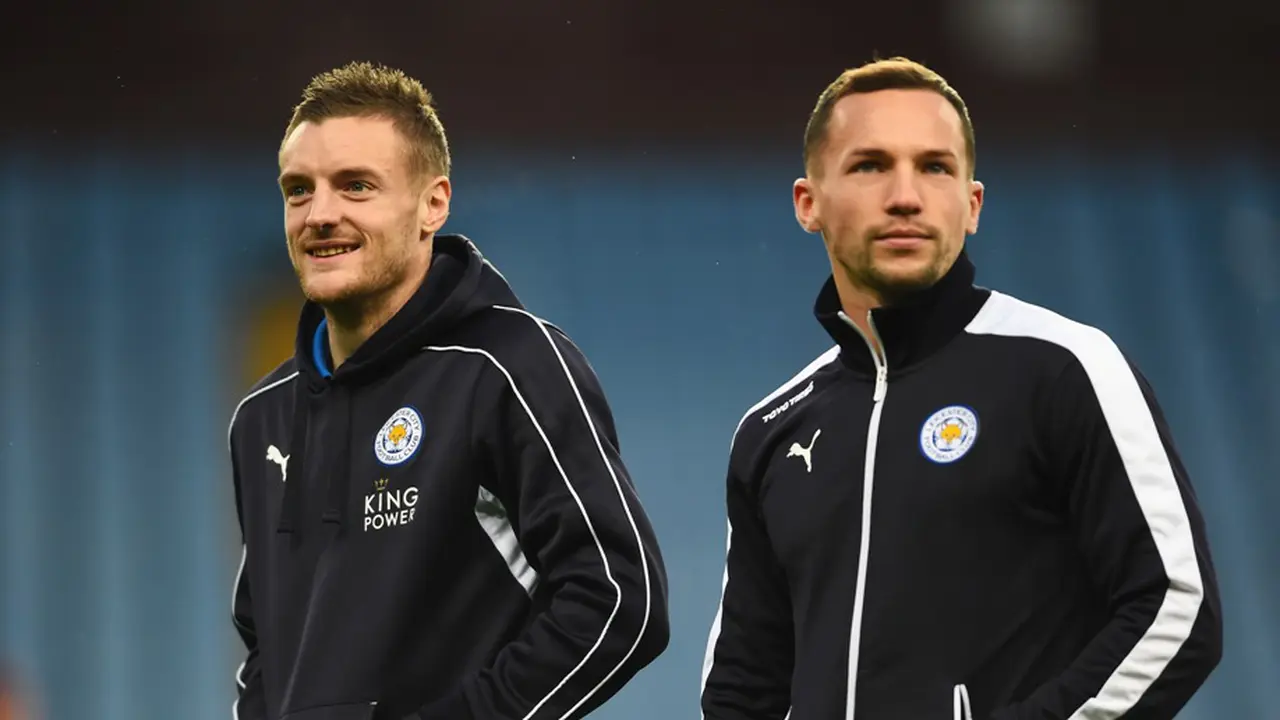 Jamie Vardy dan Danny Drinkwater
