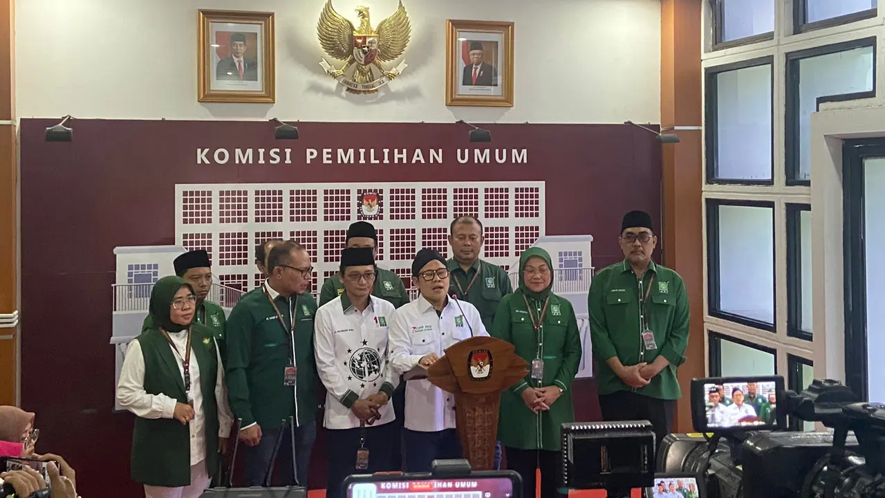 Partai Kebangkitan Bangsa (PKB) menyerahkan 580 berkas caleg DPR ke KPU, Sabtu (13/5/2023