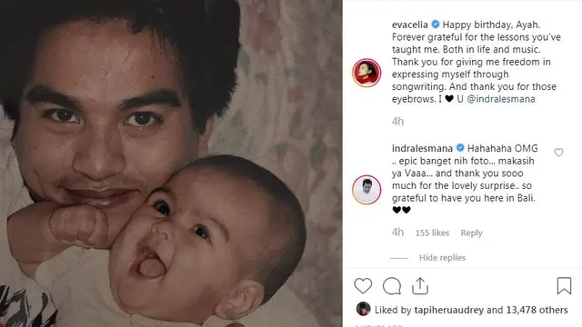 Eva Celia Bayi dan Indra Lesmana