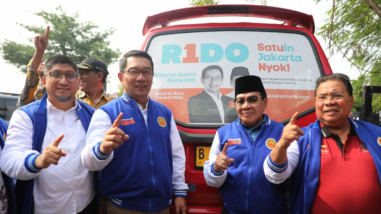 Ridwan Kamil-Suswono mendapatkan dukungan dari sopir angkutan umum di wilayah Jakarta Utara
