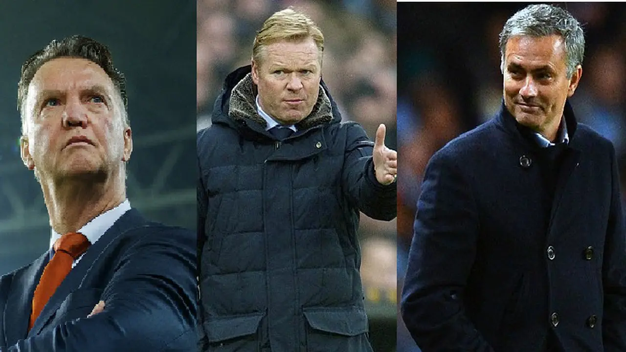 Reuni Van Gaal, Koeman, dan Mourinho di Liga Premier