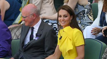 Gaun Kuning Kate Middleton Bikin Penonton Final Tenis Wimbledon Tak Bisa Berpaling