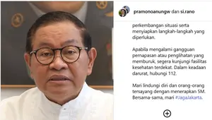 Abu Anak Krakatau Sampai ke Jakarta, Pramono Imbau Warga Lakukan 5 M