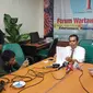 M Ihsan, pengacara mahasiswa tersangka dugaan pemufakatan makar Zainuddin saat menyambangi Polda Metro Jaya, Selasa (4/4/2017). (Liputan6.com/Nanda Perdana Putra)