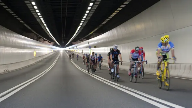 Dalam acara bertajuk Red Bull Velodux ini tim peserta harus melewati area kastil Estavayer-le-Lac dan melewati jalan berbatu serta tangga untuk mencapai garis finis. Satu tim terdiri dari 2 pebalap sepeda yang harus melahap 12 lap untuk memenangi bal...
