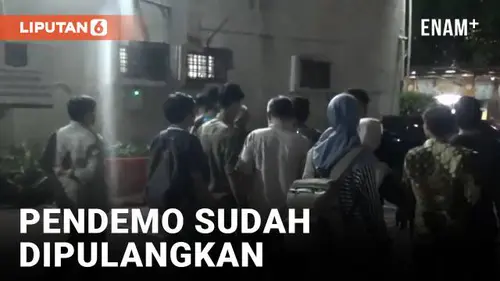 VIDEO: Pendemo Dipulangkan, Termasuk Anak Machica Mochtar yang Mengaku dapat Kekerasan Fisik dari Oknum Aparat