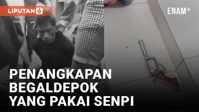 Ngeri! Begal di Depok Gunakan Senpi