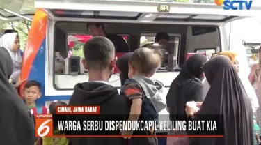 Pembuatan KIA elektronik ini relatif cepat karena bisa langsung jadi di hari yang sama.