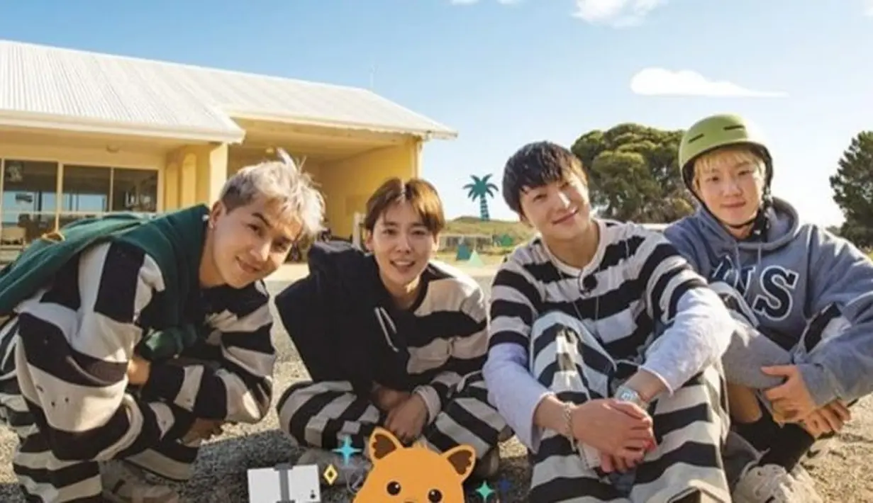 Youth Over Flowers adalah acara travelling yang biasanya menculik bintang tamunya. Hal ini dilakukan agar sang bintang tamu tak punya persiapan yang matang saat berlibur. (Foto: Soompi.com)