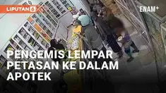 Aksi nekat dilakukan keluarga pengemis saat meminta-minta di sebuah apotek di Barombong, Makassar. Dalam rekaman CCTV, dua wanita dan seorang anak laki-laki pengemis datang. Mereka nekat menyalakan dan melempar petasan saat karyawan apotek sedang mel...