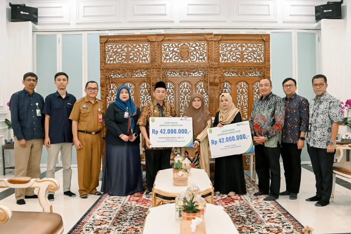 BPJS Ketenagakerjaan Perkuat Sinergi Perlindungan Pekerja dan Serahkan Santunan di Banjarmasin