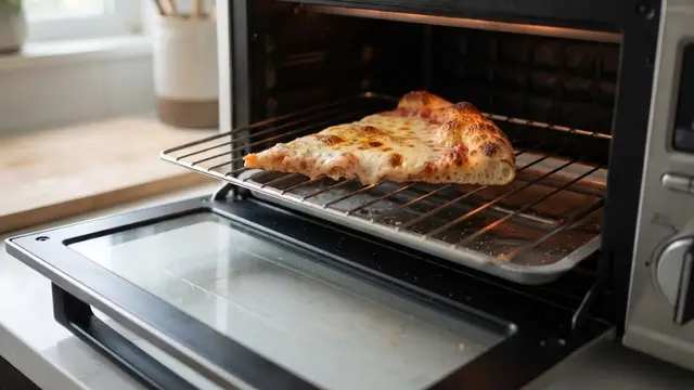 Manfaatkan Toaster Oven untuk Satu atau Dua Potong Pizza