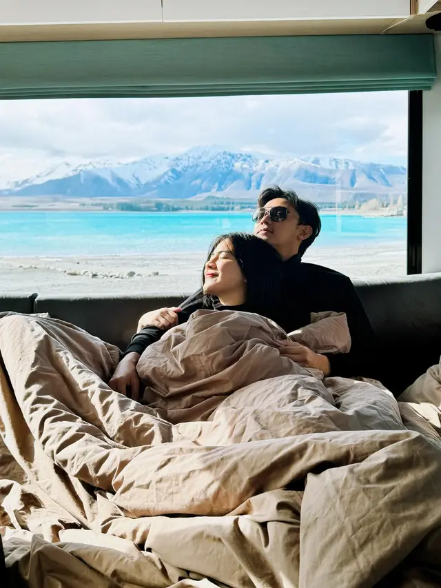 7 Potret Liburan Felicya Angelista dan Caesar Hito di Selandia Baru Naik Campervan