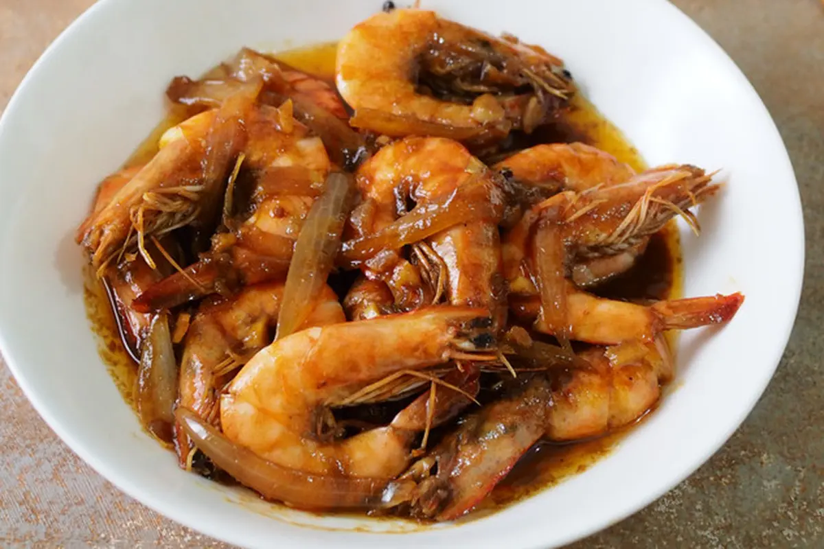 udang saus tiram