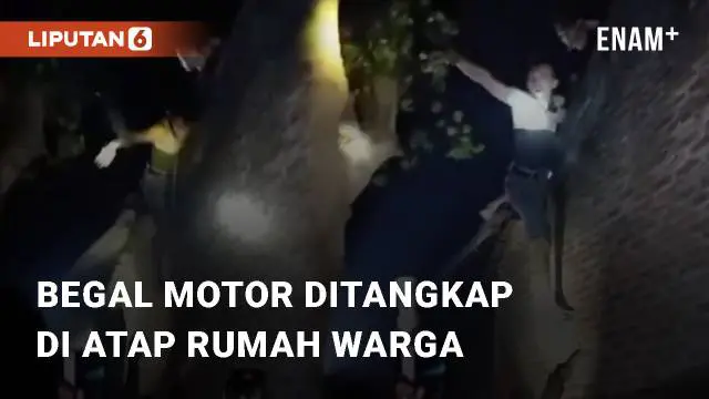 Beredar sebuah video viral terkait begal motor yang berhasil ditangkap, Rabu (13/09/2023)