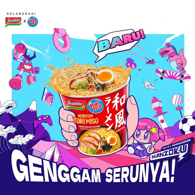 Indomie x Pop Mie Tori Miso Ramen