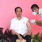 Jokowi vaksin booster kedua COVID-19  (Instagram @Jokowi)
