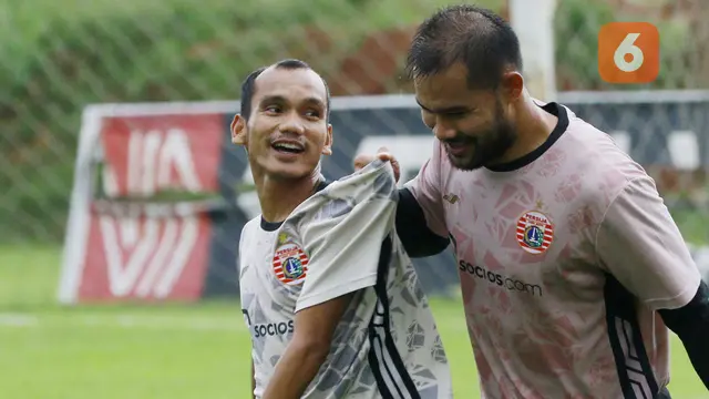 Foto: Persija Jakarta Geber Latihan Jelang Hadapi Persib Bandung di BRI Liga 1