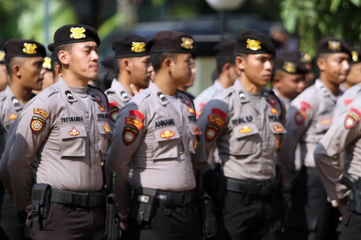 Apel Pasukan Pengamanan Pelantikan di Solo