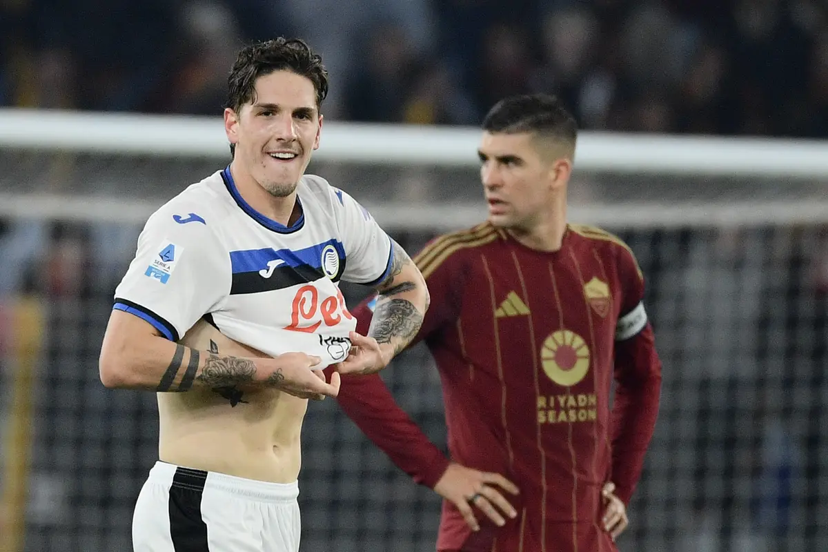 Foto: Selebrasi Emosional Nicolo Zaniolo, Puas Cetak Gol ke Gawang Mantan