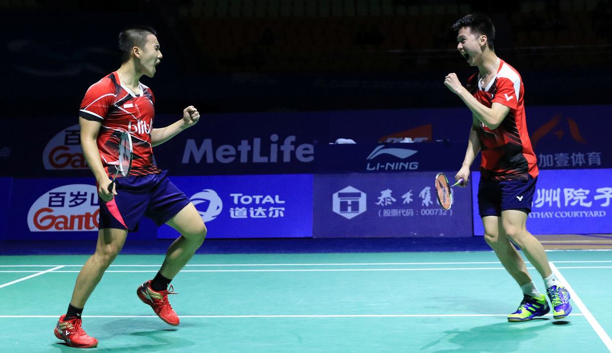 Ini adalah gelar pertama buat Kevin Sanjaya Sukamuljo/Marcus Fernaldi Gideon di turnamen super series premier. (PBSI)