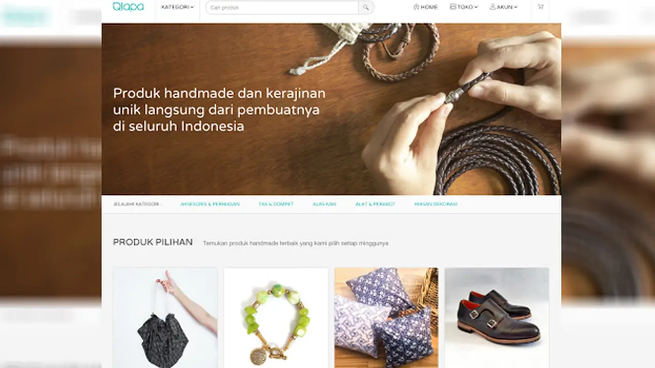Qlapa, Tempat Jual Beli Kerajinan Tangan Unik Asli Indonesia